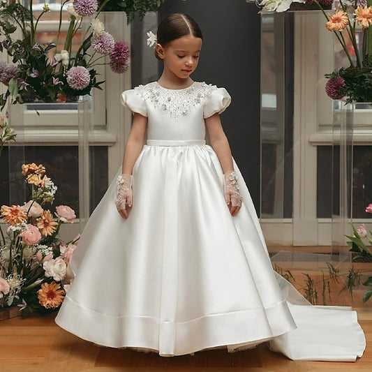 Flower Dress First Girls' Party Communion Girl