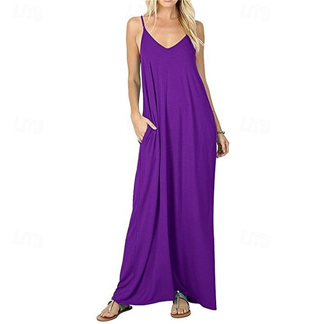 Women's Long Dress Maxi Dress Casual Dress Slip Dress