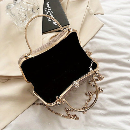 Sac à main en cuir pour femme, pochette de soirée en PU