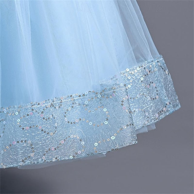 Girls' Girl Party Color 3D Solid Dress Flower