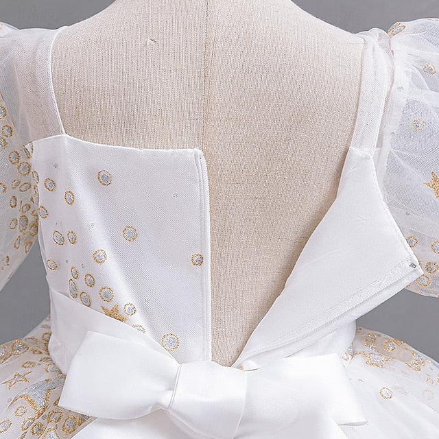 Dress Sequin Flower Kids Floral Party Girls' Girl