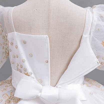 Sequin Party Kids Flower Girl Floral Dress Girls'