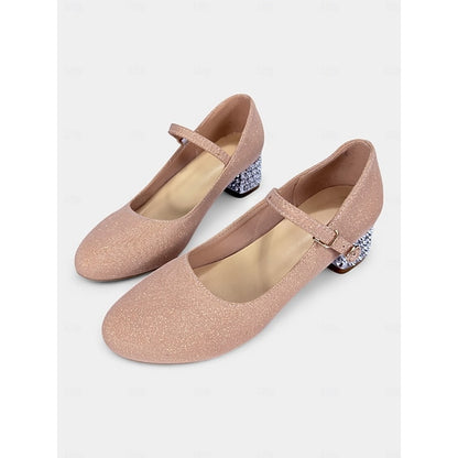 Jane Shoes Girls' Mary Women's Dance with Glitter and