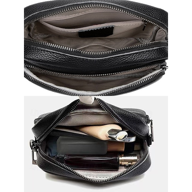 Tasche Damen Schulter Handtasche Büro Leder Umhängetaschen