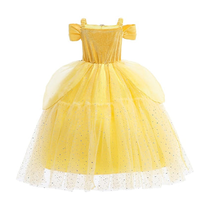 Girls' dress Flower Girl Princess Dress Belle Tulle