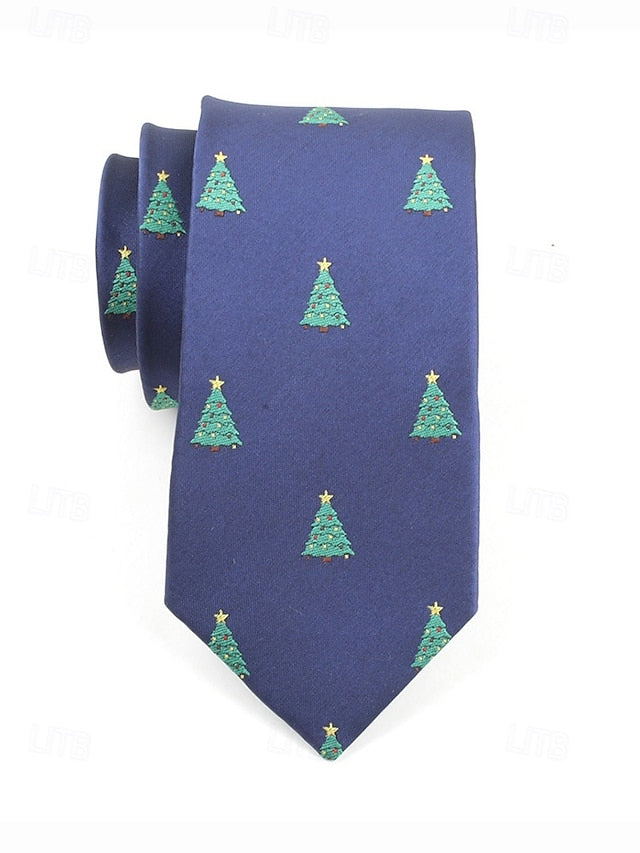 Necktie Santa Christmas Men's with