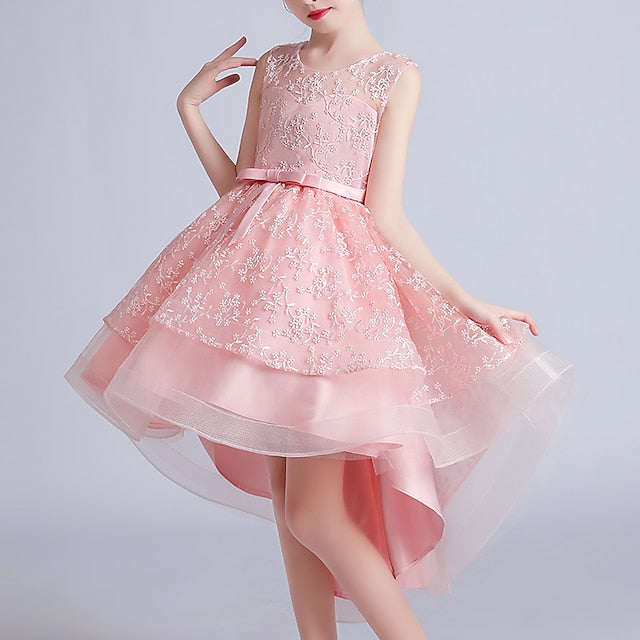 Girl Princess Girls' Party Dress Flower