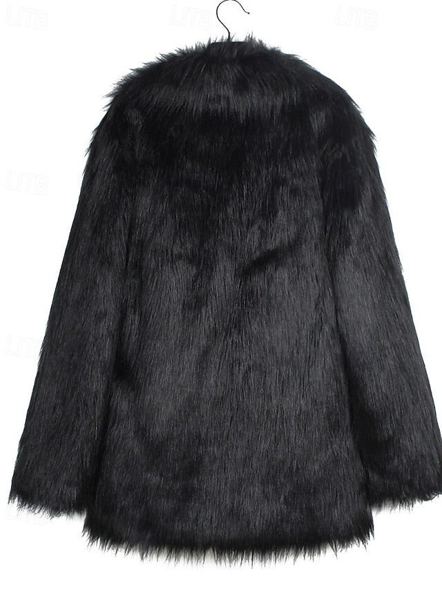 Comfortable Coat Warm Women's Furs Faux Fur