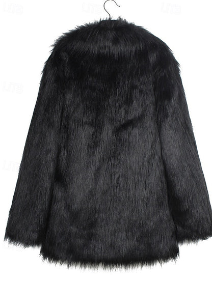 Comfortable Coat Warm Women's Furs Faux Fur