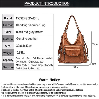 Sac - Sac Hobo en similicuir pour femme style vintage marron
