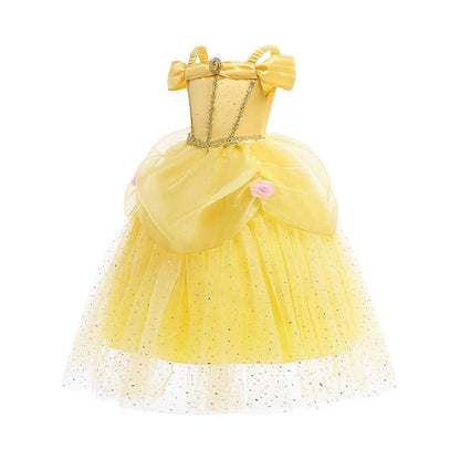 Girls' dress Flower Girl Princess Dress Belle Tulle