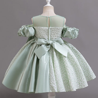 Wedding Girl Party Girls' Formal Flower Dress