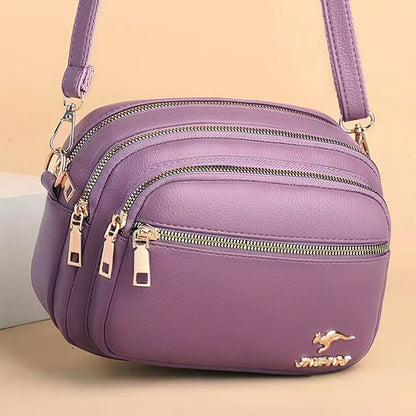 Ledertasche Dome Crossbody Schultertasche PU Damen