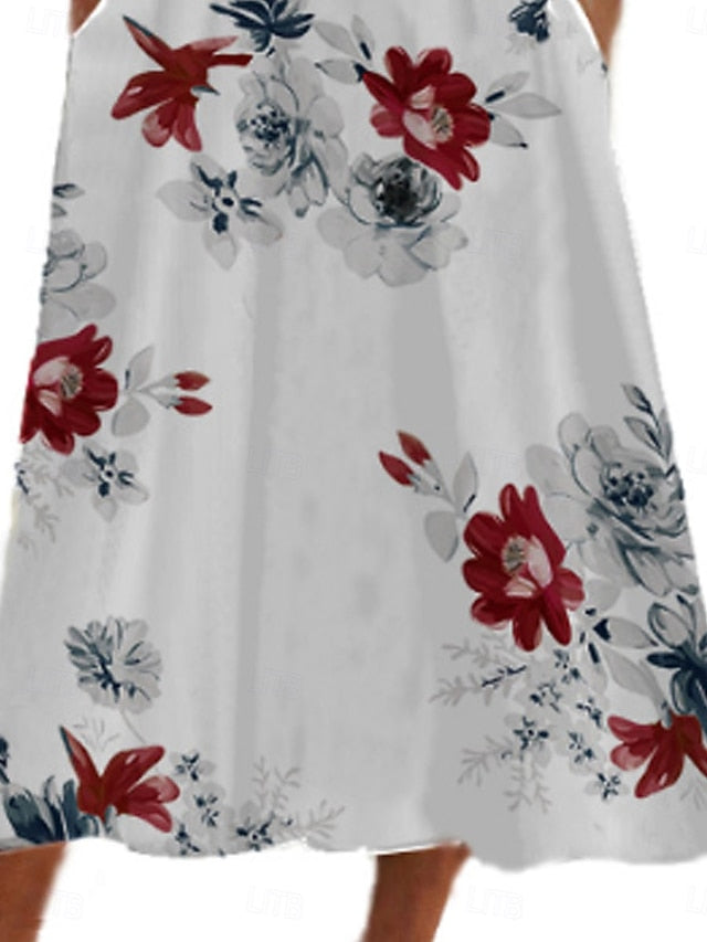 Women's Midi Dress Casual Dress A Line Dress Elegant