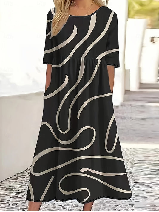 Women's Midi Dress Boho Dress Elegant Party Regular Fit