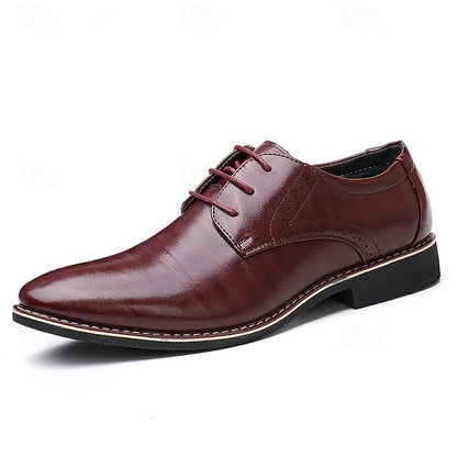 Business Derby Oxfords Men's Shoes Classic