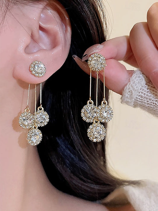Sparkling Dangle for Women – Earrings Elegant Crystal