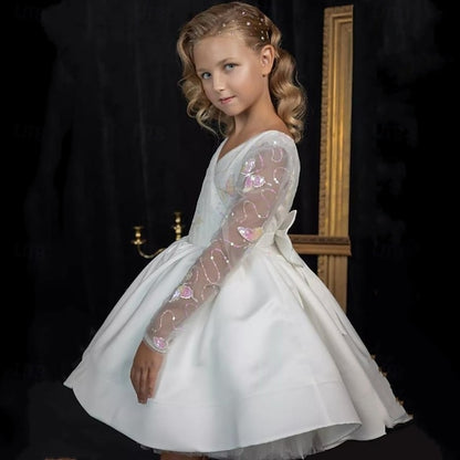 Communion Kids Girls' Party Flower Dress Girl First