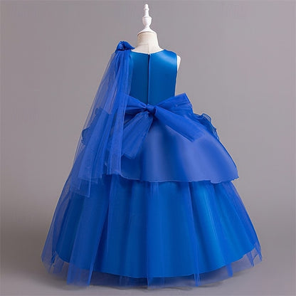 Color Solid Kids Cosplay Dress Girls' Party