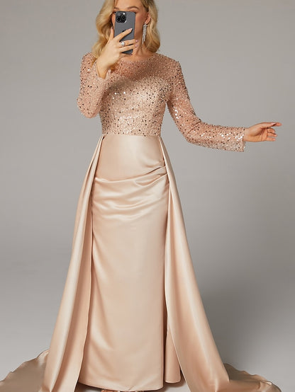 Dress Floor Elegant Carnival Evening Gown Mermaid Masquerade