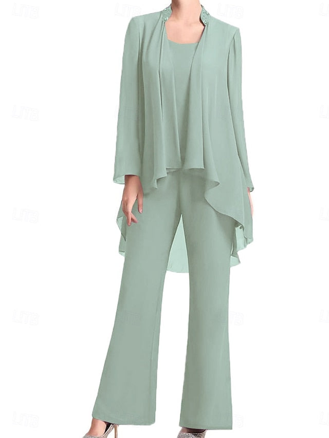 Elegant Bride Pantsuit Dress the of Wedding Simple Guest Mother