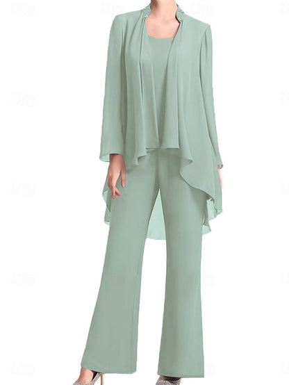 Elegant Bride Pantsuit Dress the of Wedding Simple Guest Mother