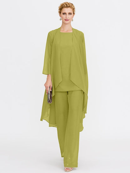 Beach of 3 Wedding Piece Bride the Mother Pantsuit