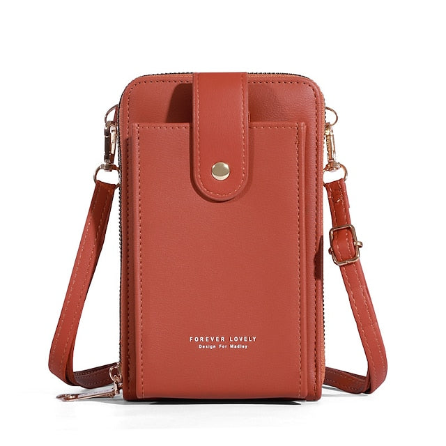 Handy PU Damen Tasche Schulter Crossbody