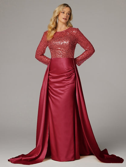 Dress Floor Elegant Carnival Evening Gown Mermaid Masquerade