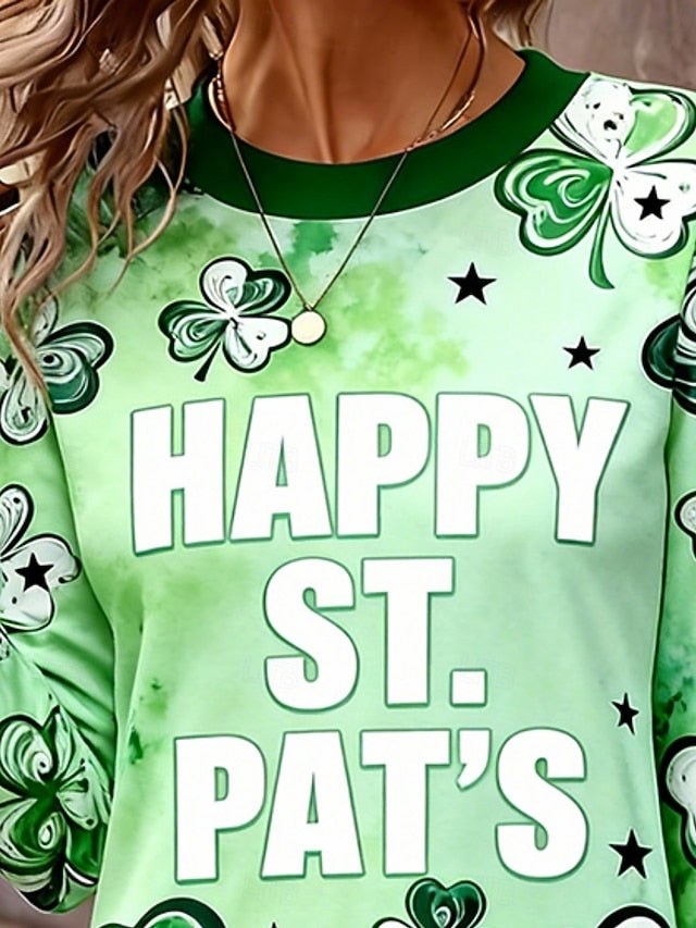 St. Patrick's Day Women's Mini Dress Casual Dress