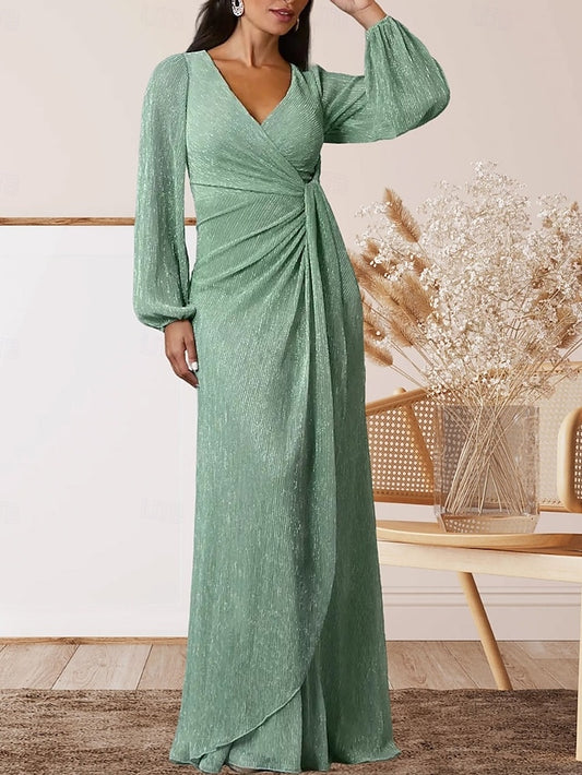 of Bride Mother V Elegant Sweet A-Line Dress Guest the Wedding