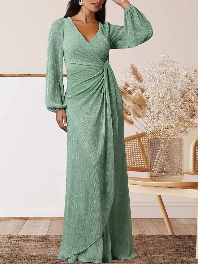 of Bride Guest Elegant Dress V A-Line Mother Wedding Sweet the