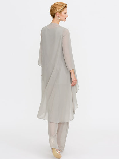 Beach of 3 Wedding Piece Bride the Mother Pantsuit