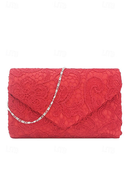 Lace Chain Women's Clutch Bag Evening Strap with