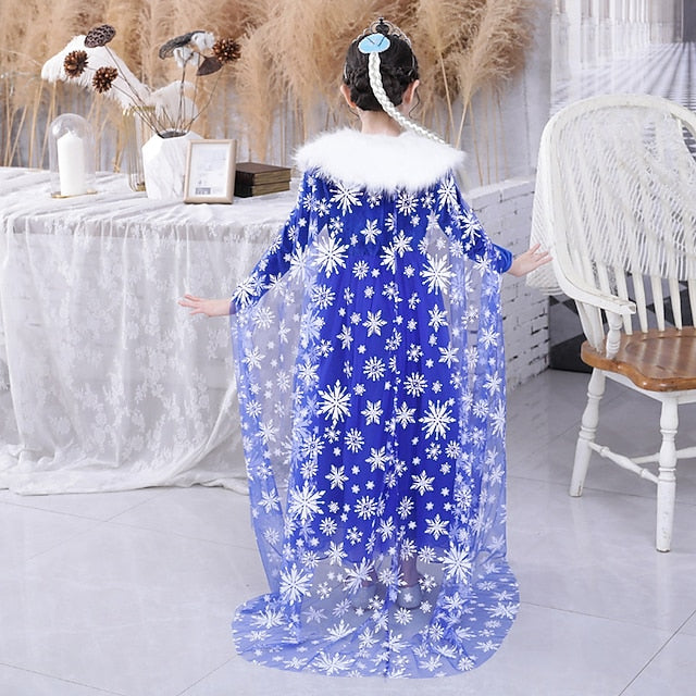 Princess Dress Fairytale Flower Party Frozen Theme Elsa Girl