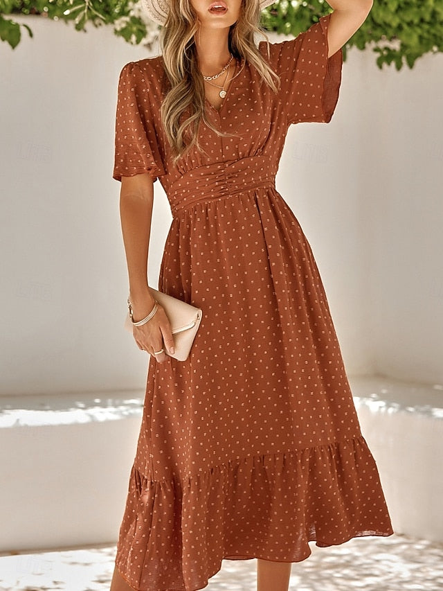 Women's Midi Dress A Line Dress Summer Dress Casual Daily