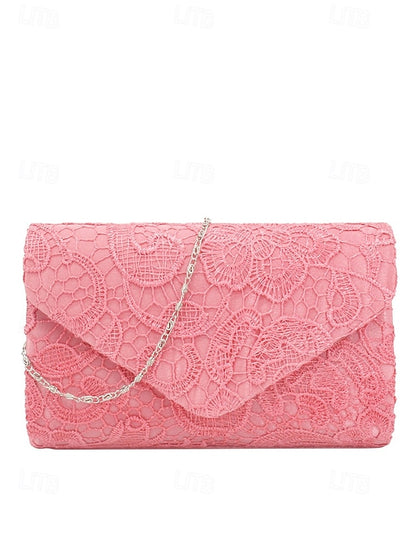 Lace Chain Women's Clutch Bag Evening Strap with
