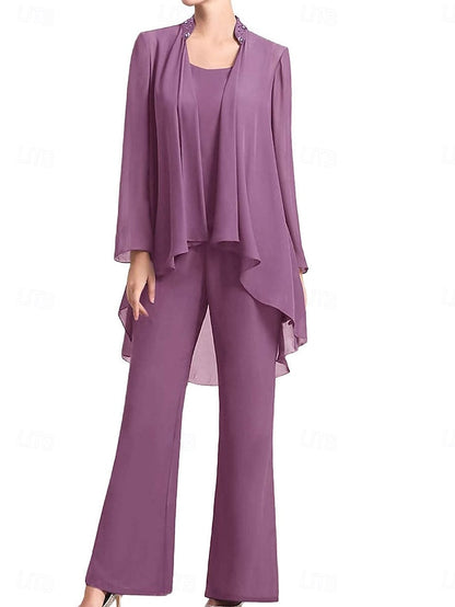 Elegant Bride Pantsuit Dress the of Wedding Simple Guest Mother