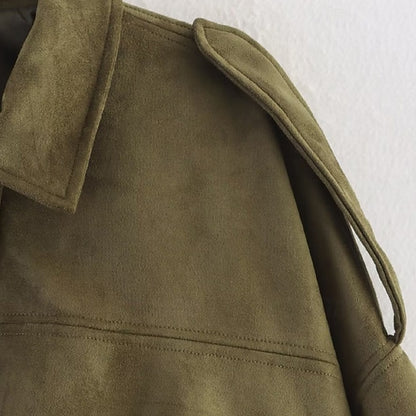 Casual Comfortable Pocket Jacket Women's Warm Zipper