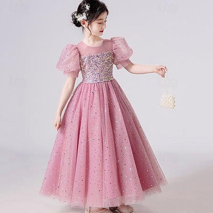 Dress Flower Princess Girl Girls' Kid's