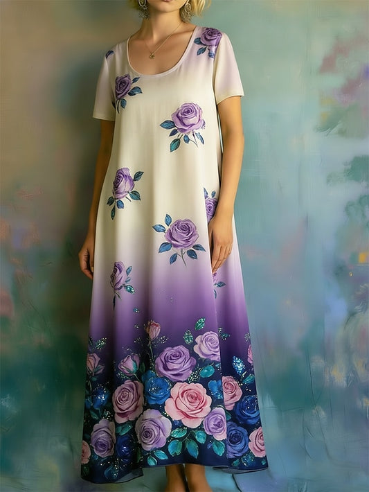 Women's Maxi long Dress Casual Dress Vintage Daily Outdoor