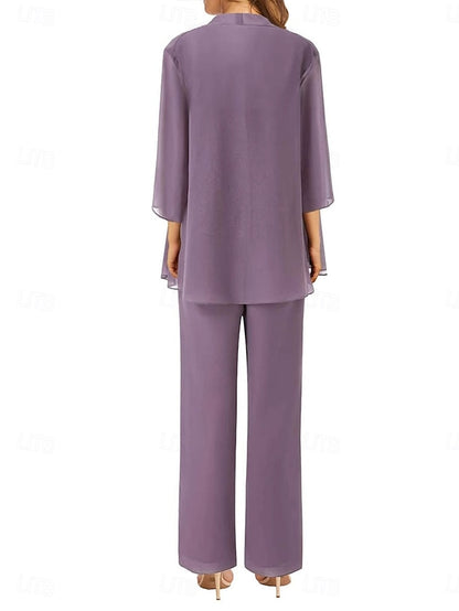 of Mother Bride Guest Dress Pantsuit Elegant Simple Wedding the