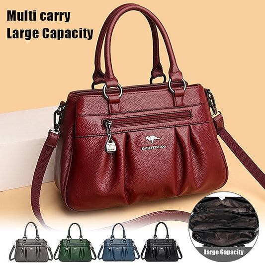 PU Women's Leather Daily Handbag Holiday Boston Bag Zipper