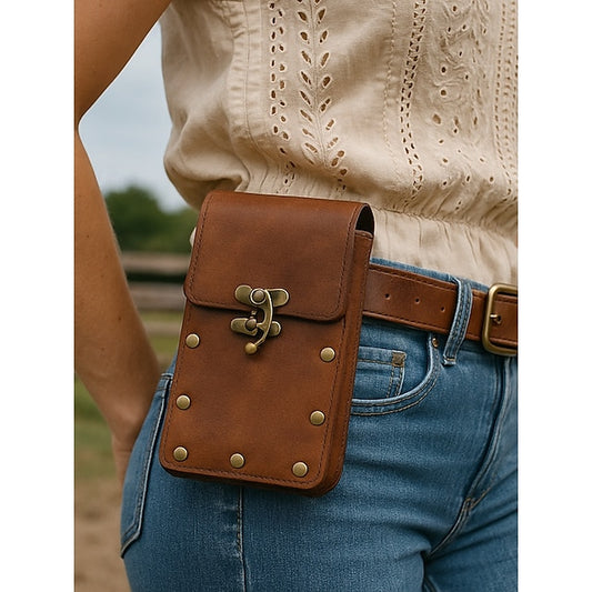 Faux with Leather Western Women's Bag Bohemian Waist