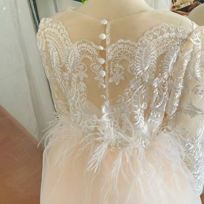 Party Wedding Girl Girls' Princess Flower Dress