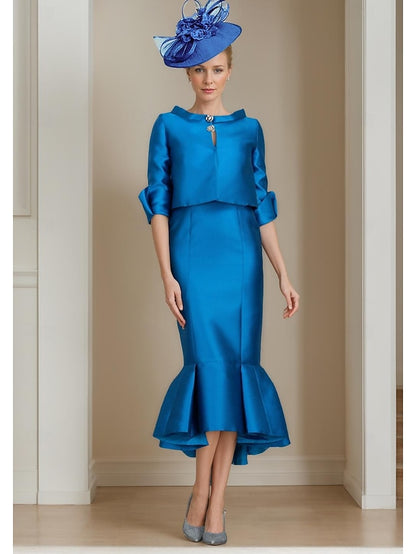 Piece the Dress Formal Wedding Mother Bride Mermaid Guest Two of