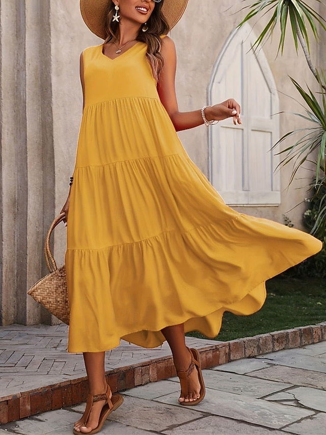 Women's Maxi Dress Casual Dress Swing Dress A Line Dress