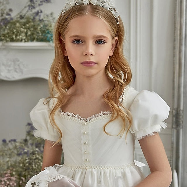 Dress Girls' Party Flower Girl Communion First