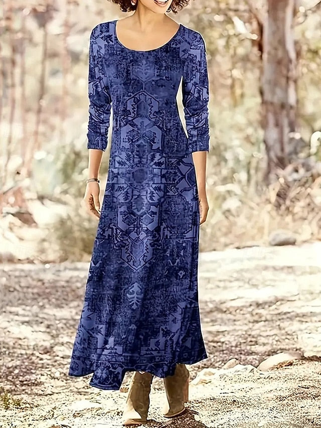 Women's Long Dress Maxi Dress Casual Dress Print Dress