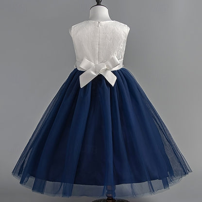 Sleeveless Special Girls' Wedding Party Kids Floral Dress